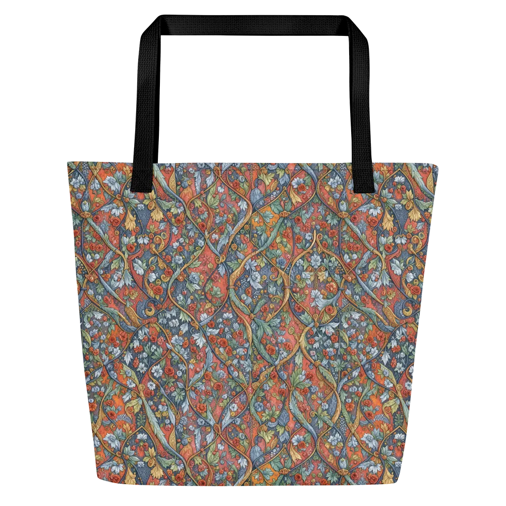 Morris Afterglow on Large Tote Bag W/ Pocket — Front