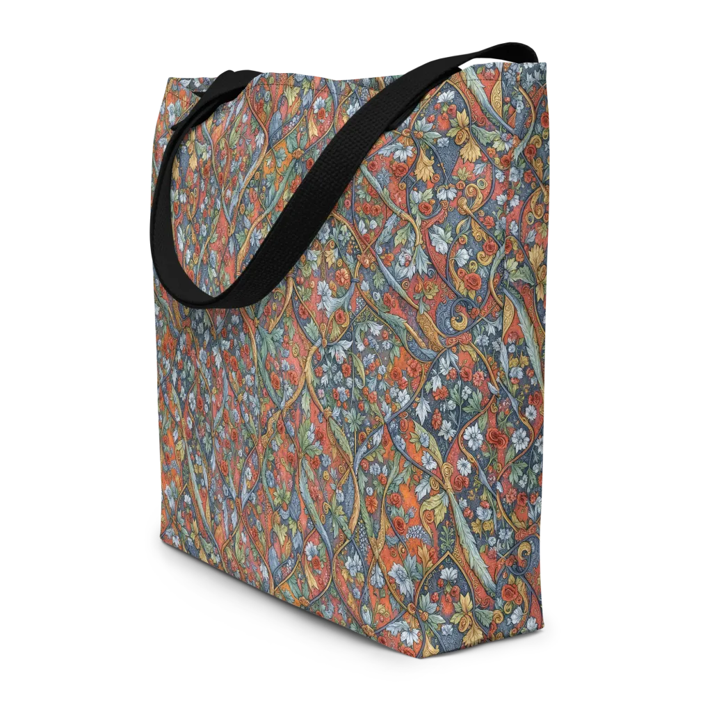 Morris Afterglow on Large Tote Bag W/ Pocket — Print file