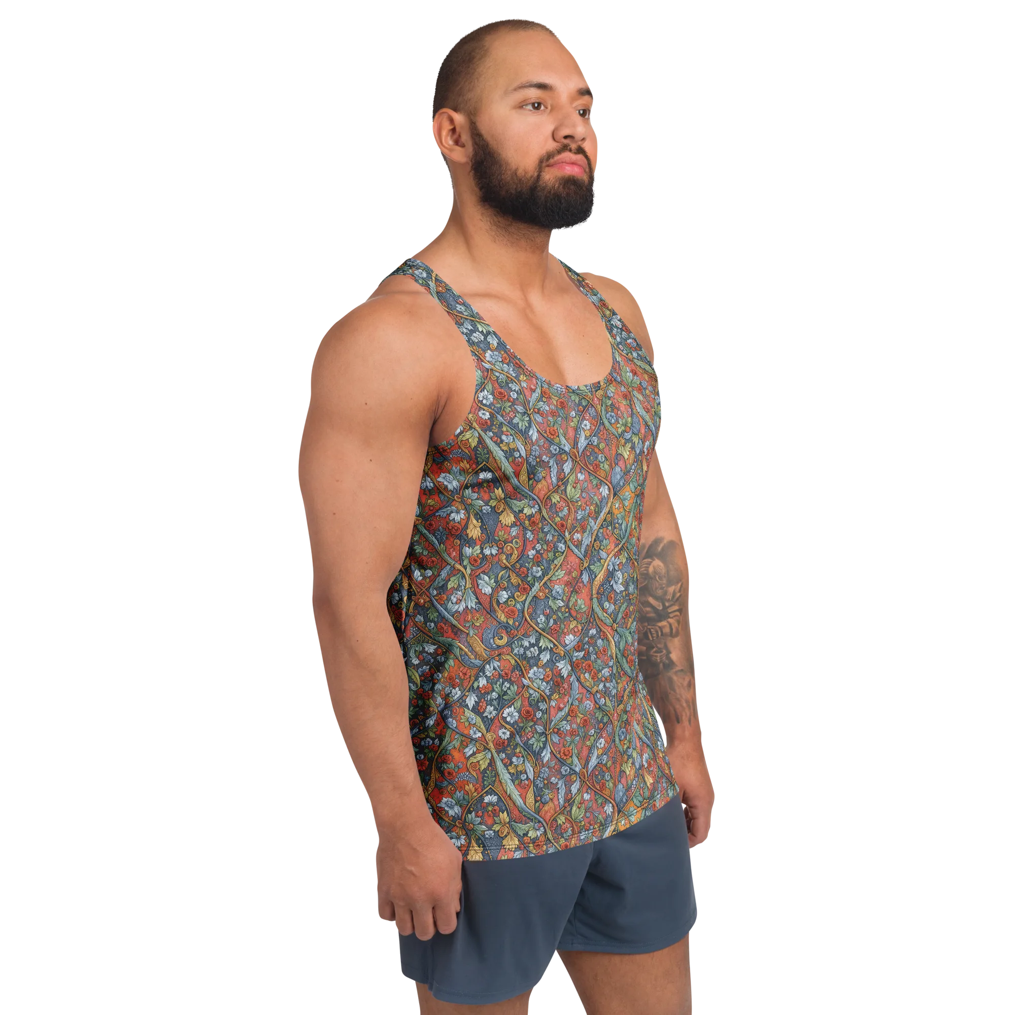 Morris Afterglow on Men's Tank Top — Front print