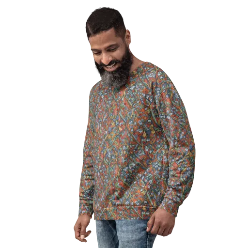 Morris Afterglow on a Sweatshirt