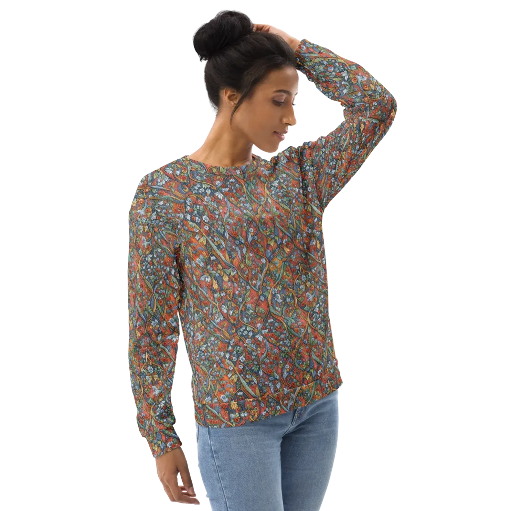 Morris Afterglow on Sweatshirt — Right sleeve