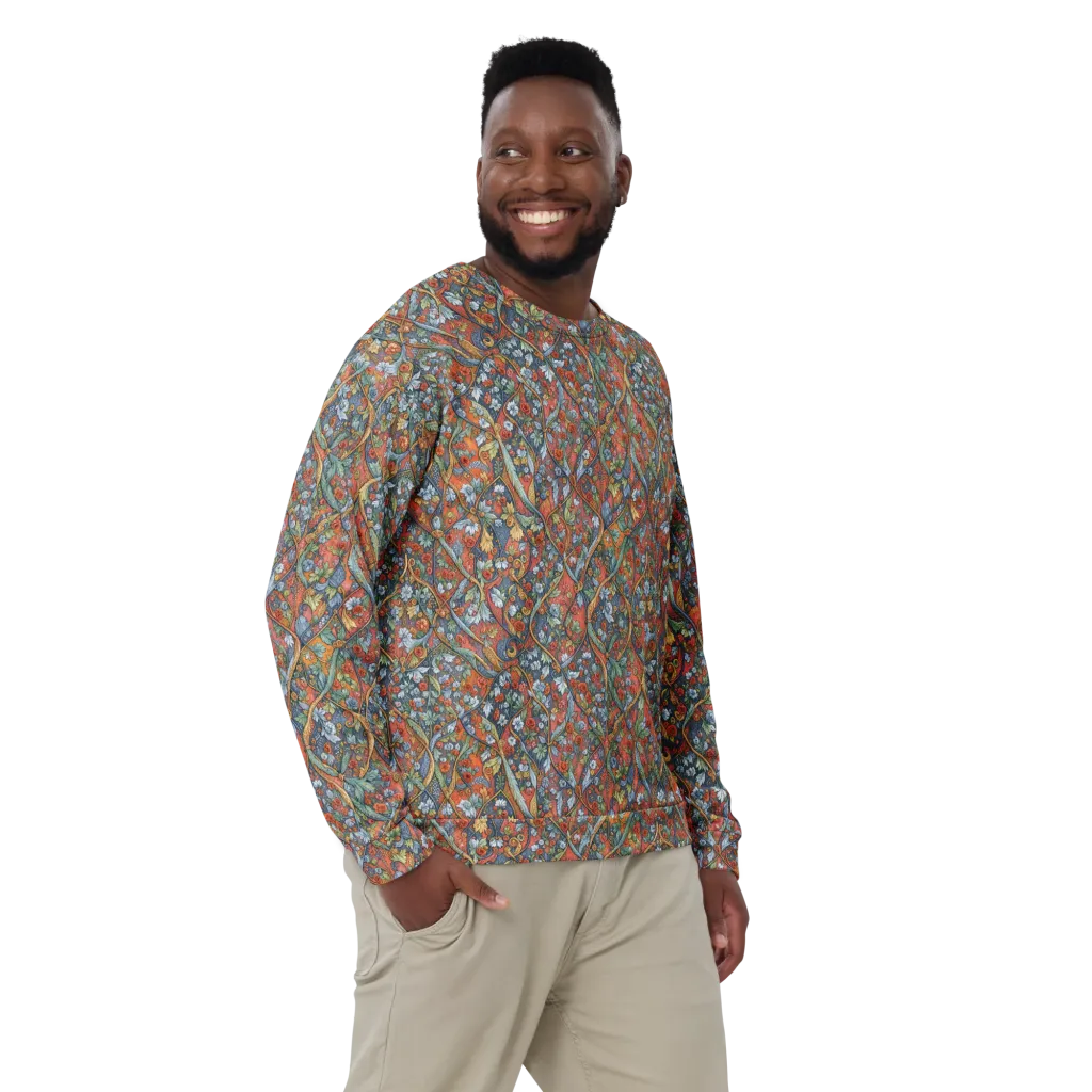 Morris Afterglow on Sweatshirt — Front print