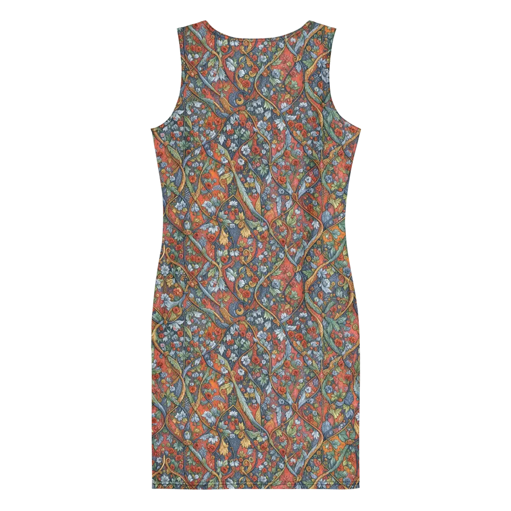 Morris Afterglow on Bodycon Dress — Print file