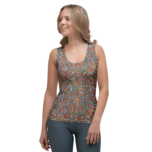 Morris Afterglow on a Women's Tank Top