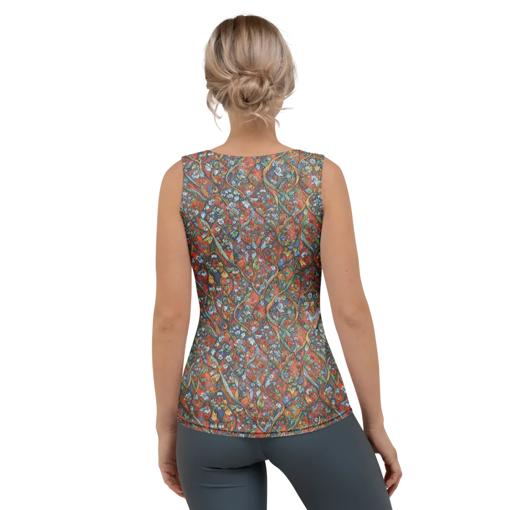 Morris Afterglow on Women's Tank Top — Back