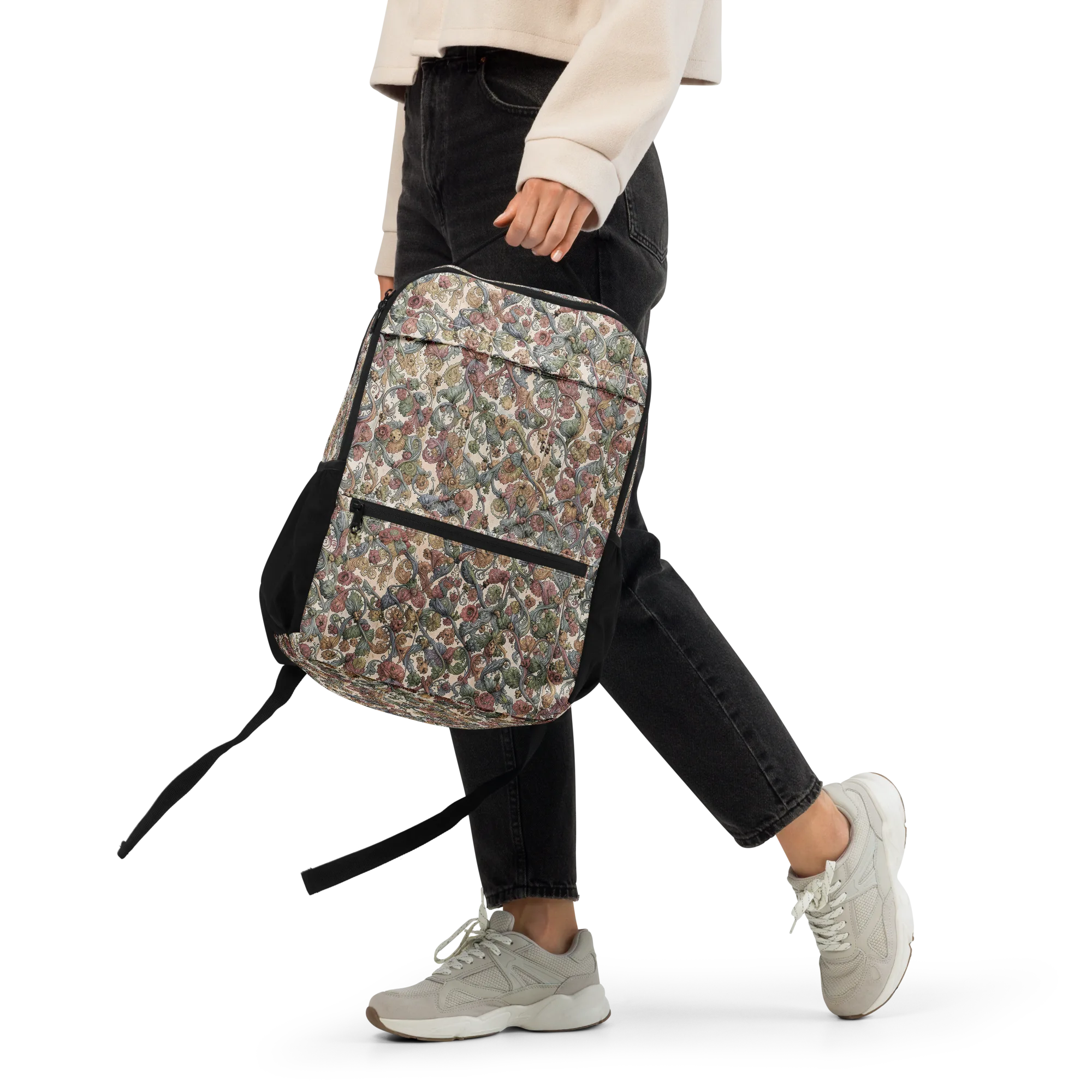Velvet Herbarium on Utility Backpack — Front 2