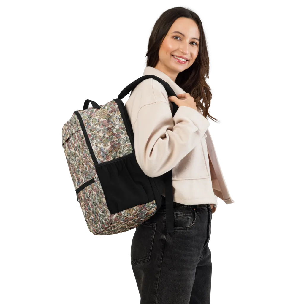 Velvet Herbarium on Utility Backpack — Right