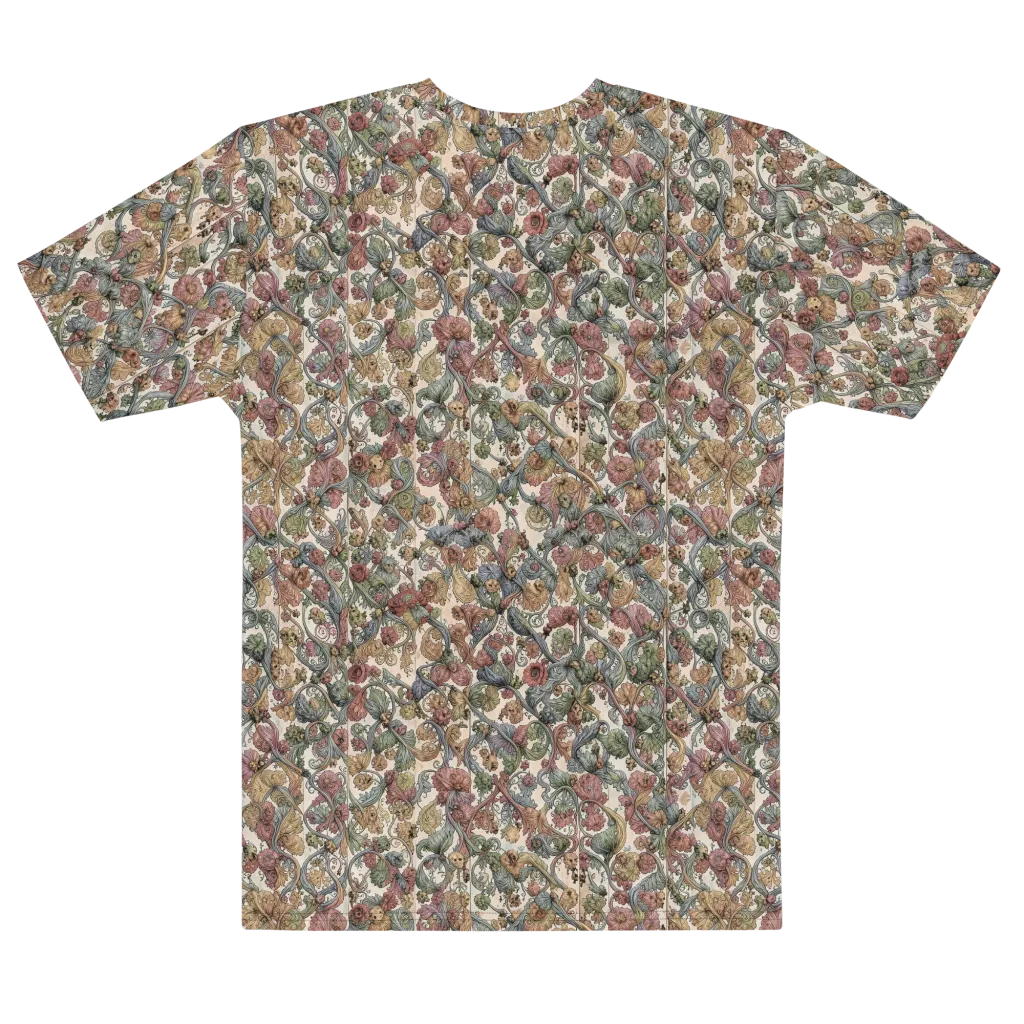 Velvet Herbarium on Men's Cotton Crew Neck T-Shirt — Front print