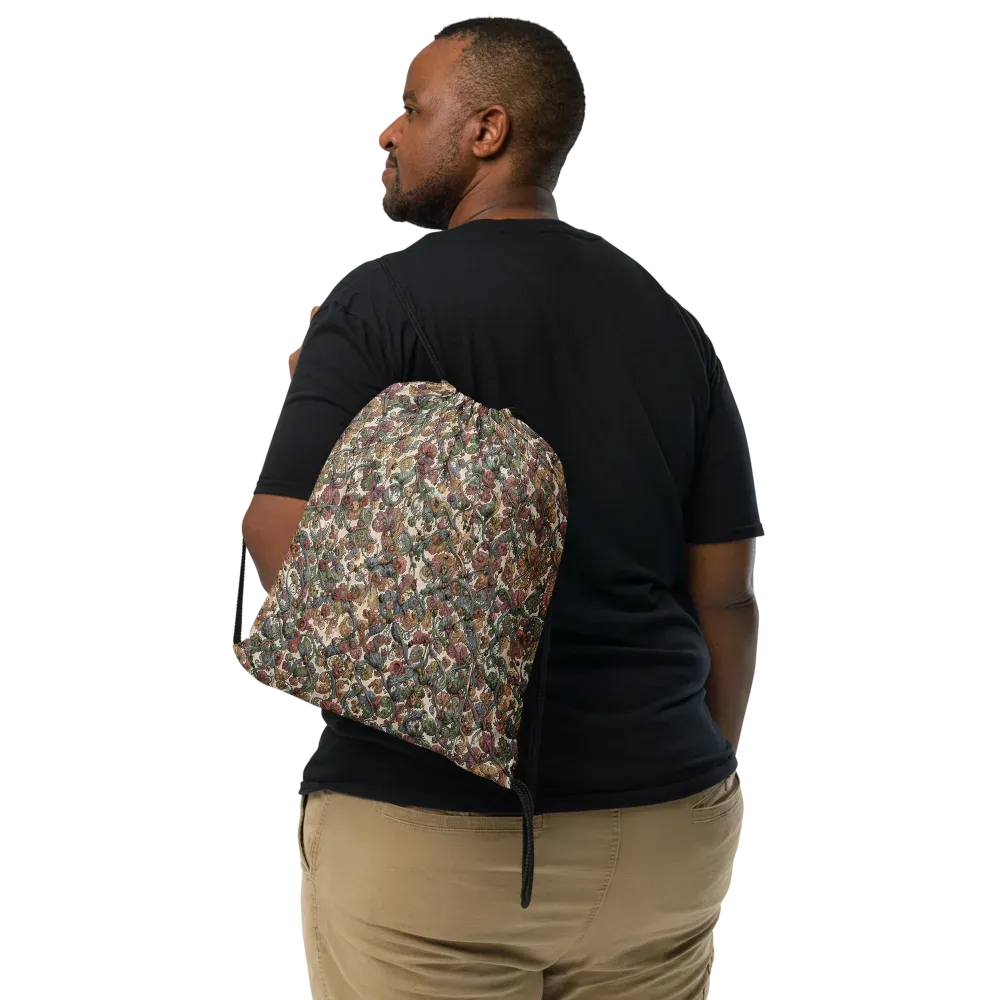 Velvet Herbarium on Drawstring Bag — Print file