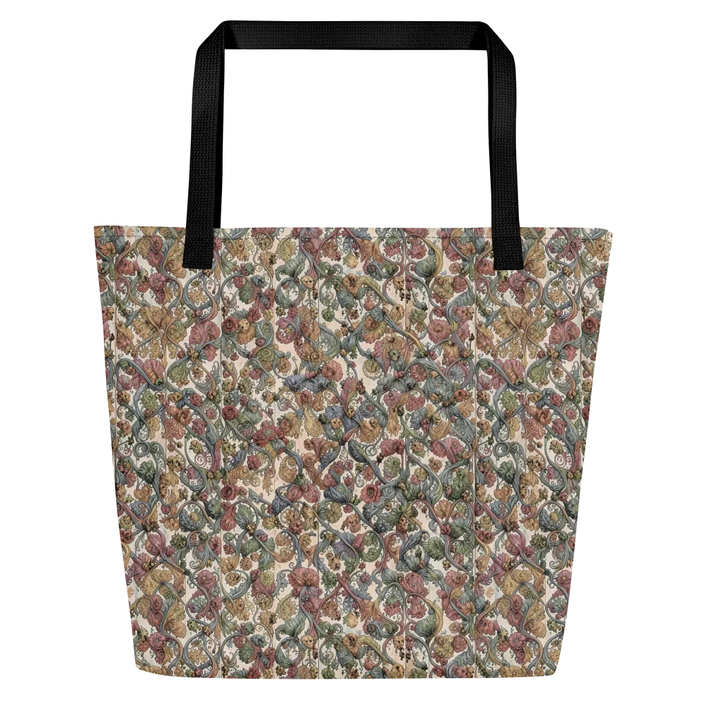 Velvet Herbarium on Large Tote Bag W/ Pocket — Front