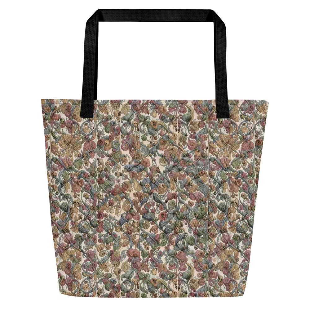 Velvet Herbarium on Large Tote Bag W/ Pocket — Front