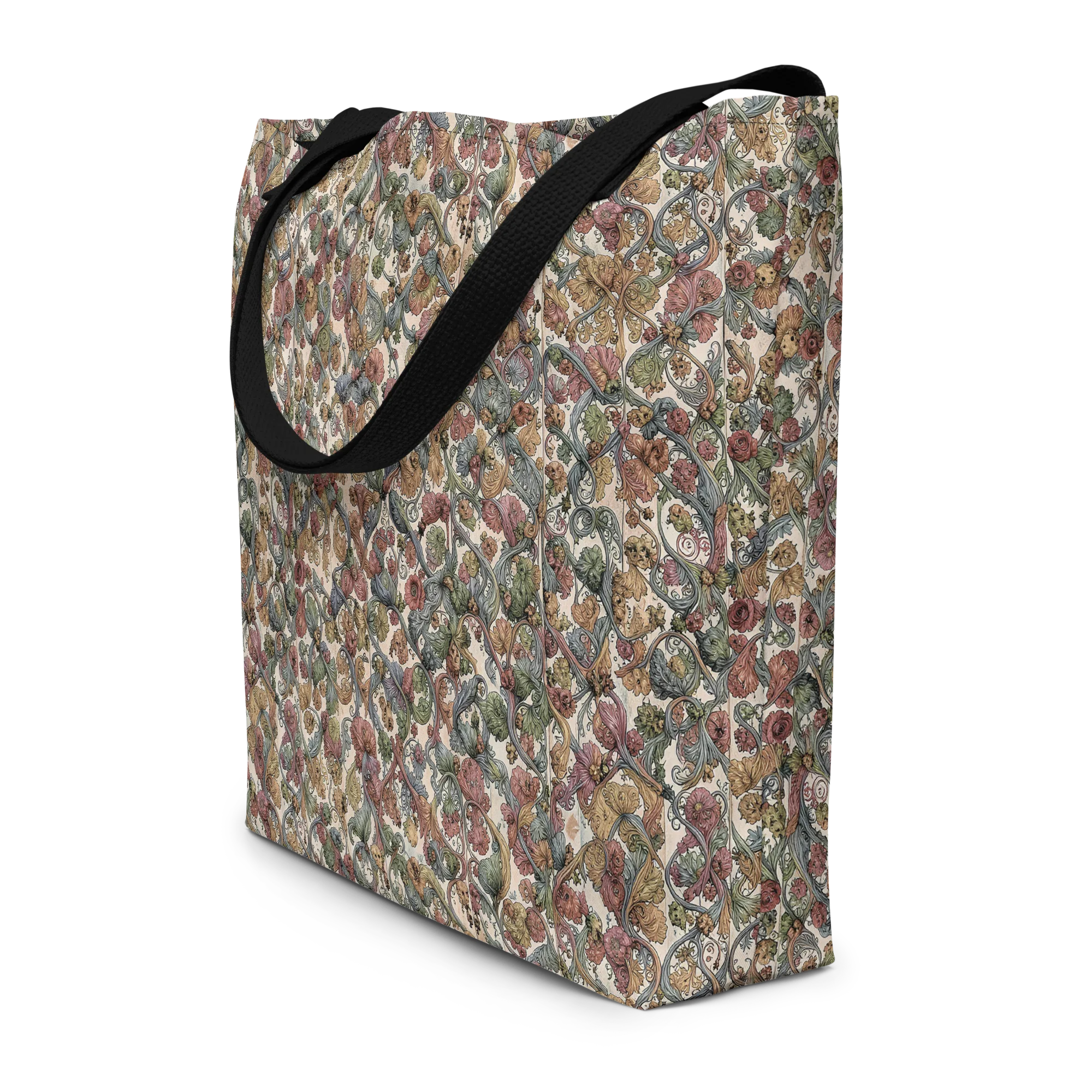 Velvet Herbarium on Large Tote Bag W/ Pocket — Print file
