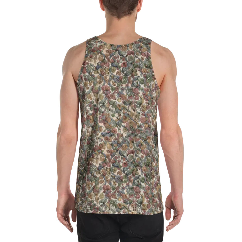 Velvet Herbarium on Men's Tank Top — Back