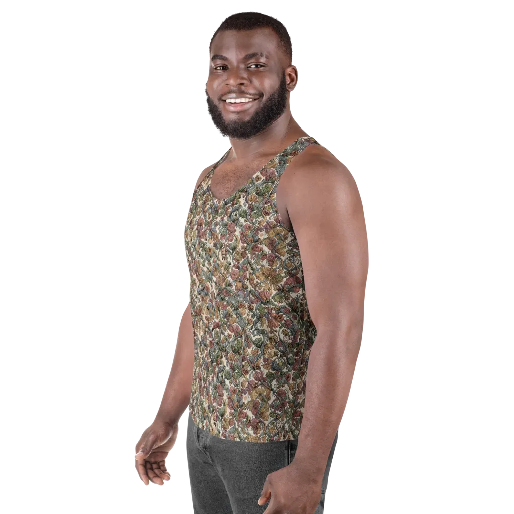 Velvet Herbarium on Men's Tank Top — Left Front