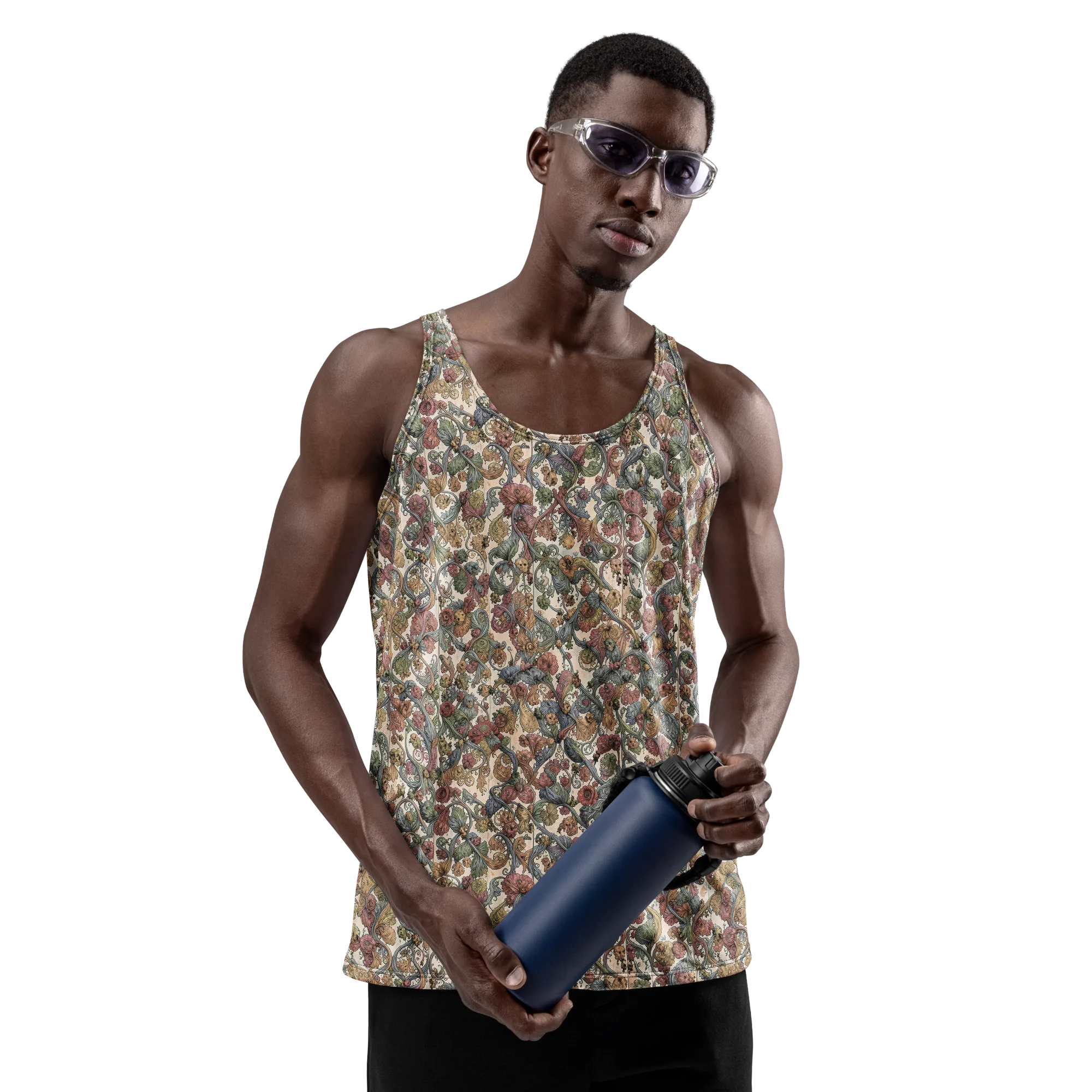 Velvet Herbarium on Men's Tank Top — Front print