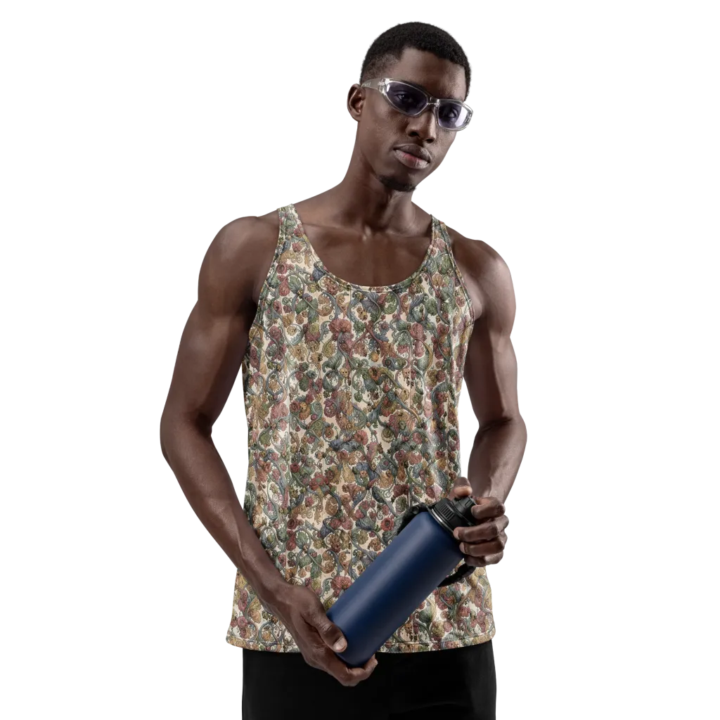 Velvet Herbarium on Men's Tank Top — Front print