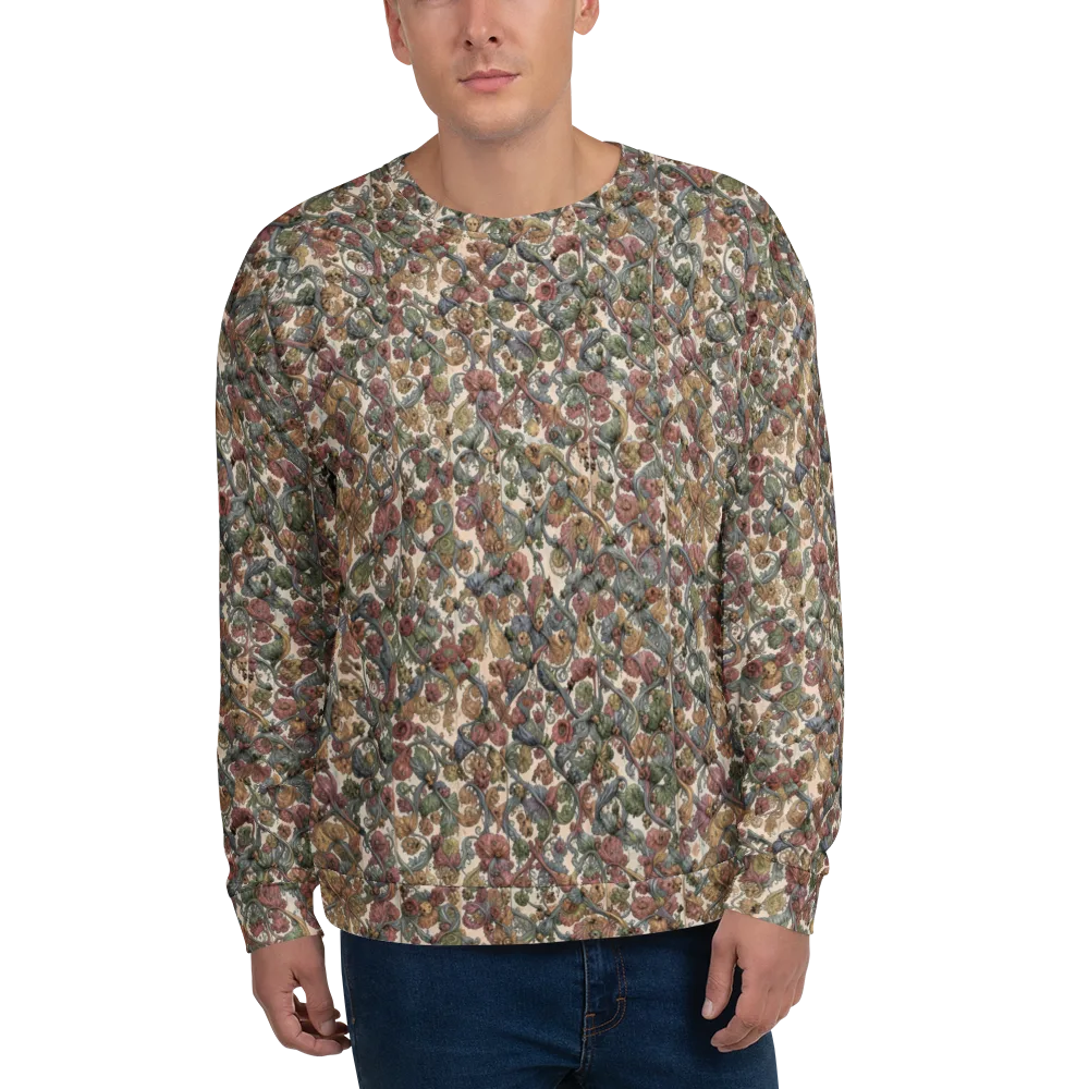 Velvet Herbarium on Sweatshirt — Front