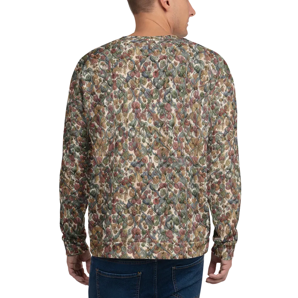 Velvet Herbarium on Sweatshirt — Back