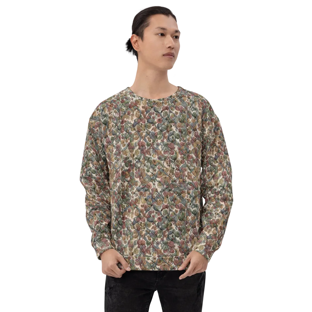 Velvet Herbarium on Sweatshirt — Front print