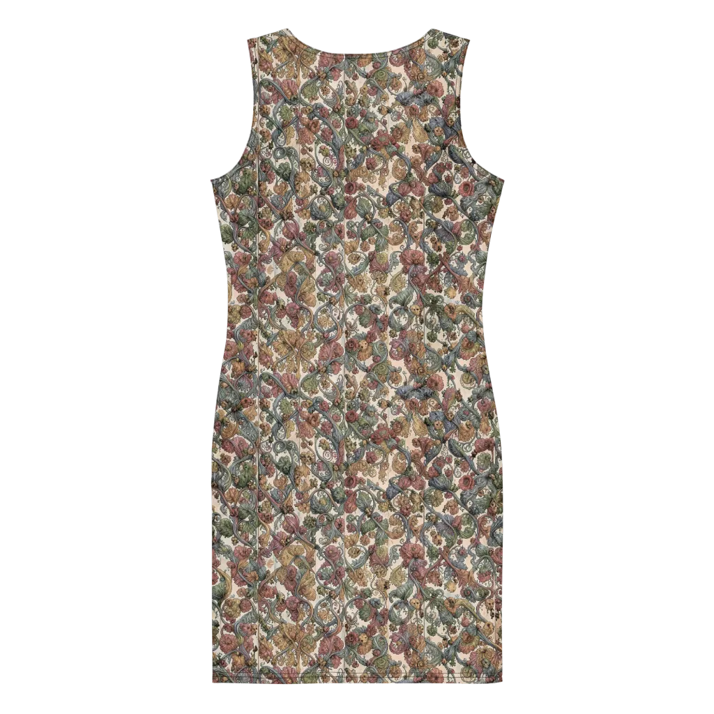 Velvet Herbarium on Bodycon Dress — Print file