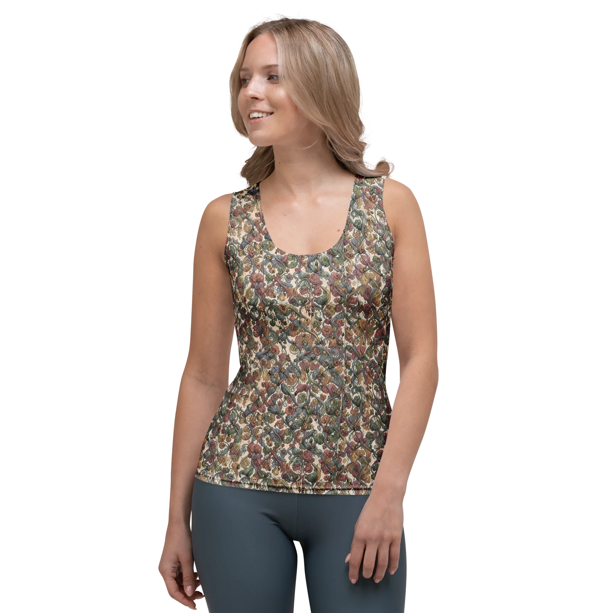 Velvet Herbarium on Women's Tank Top — Front