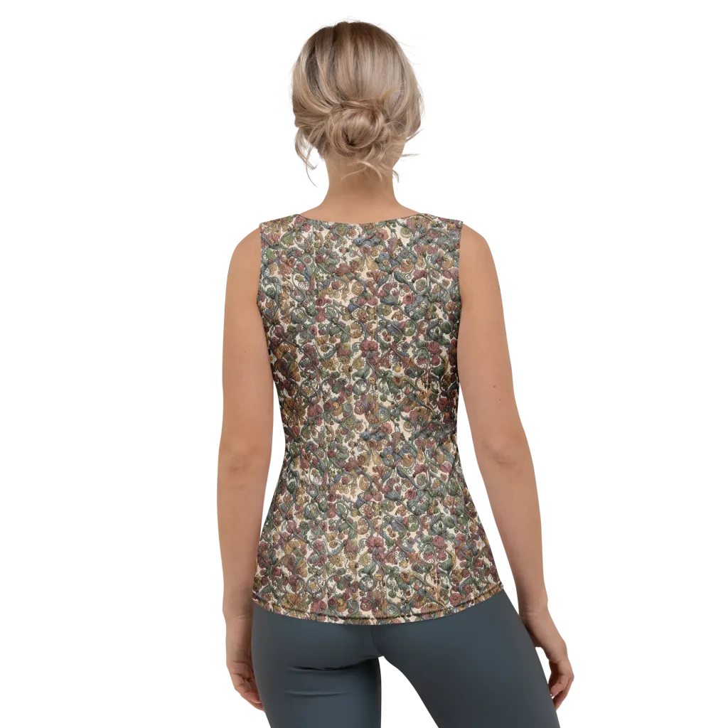 Velvet Herbarium on Women's Tank Top — Back
