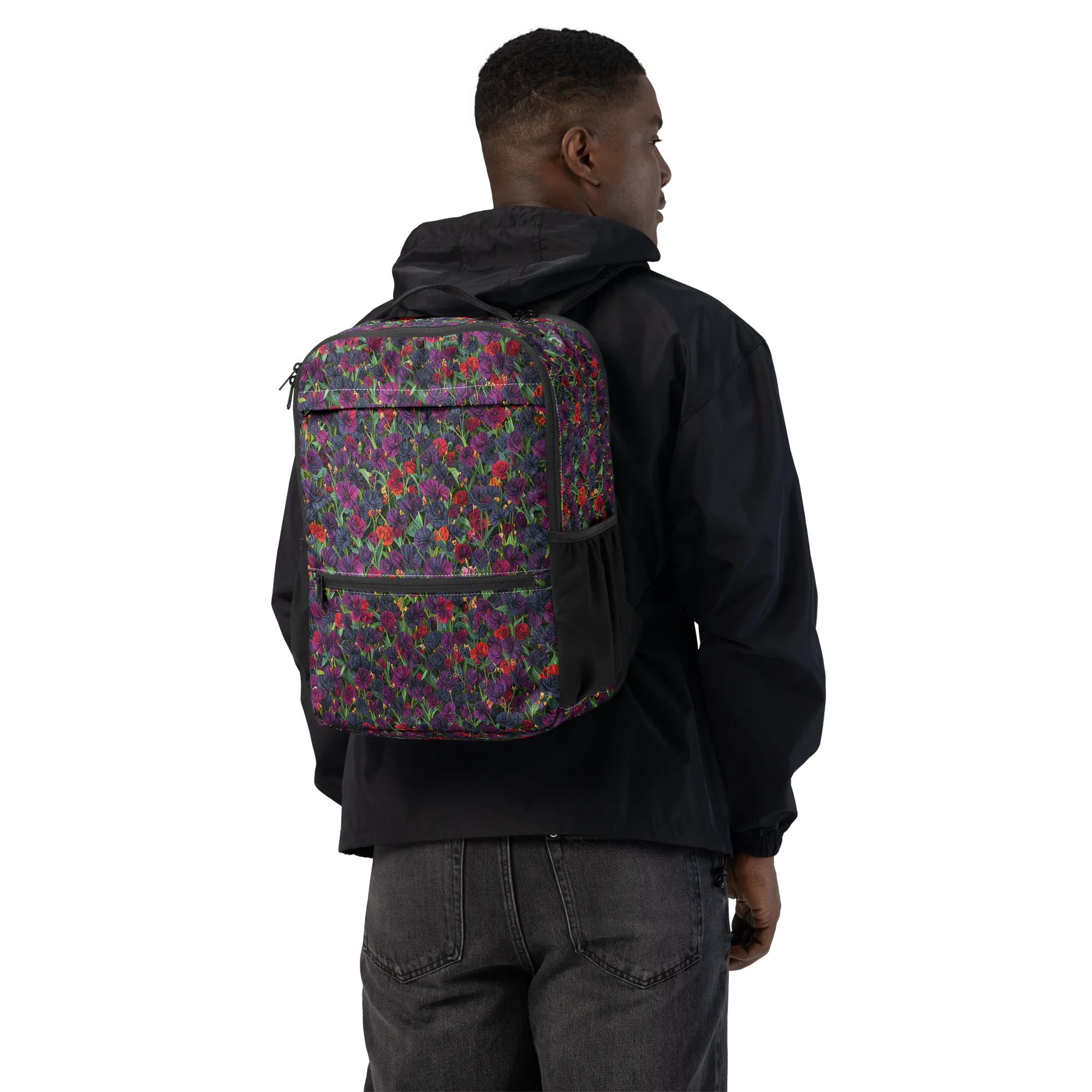 Velvet Nocturne on Utility Backpack — Back