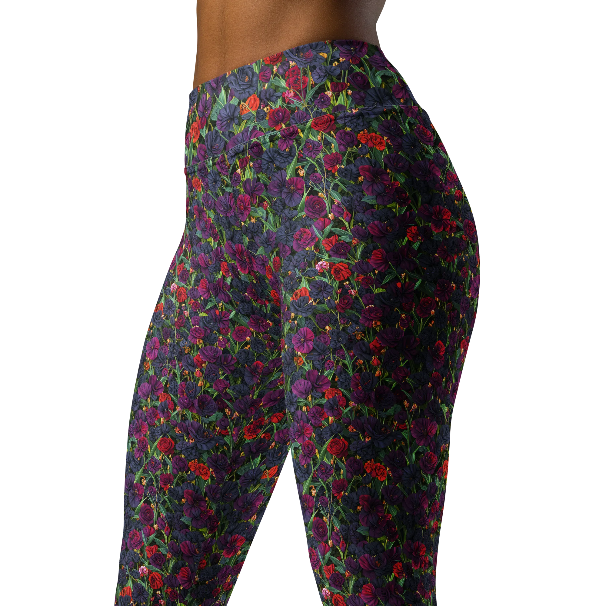 Velvet Nocturne on Yoga Leggings — Print file