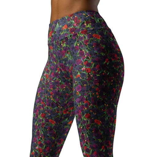 Velvet Nocturne on a Yoga Leggings