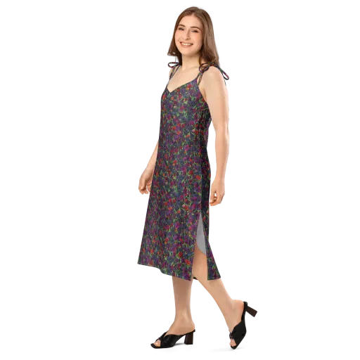 Velvet Nocturne on a Slip Dress