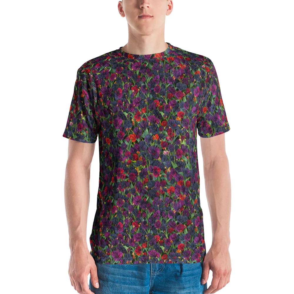 Velvet Nocturne on Men's Crew Neck T-Shirt — Front