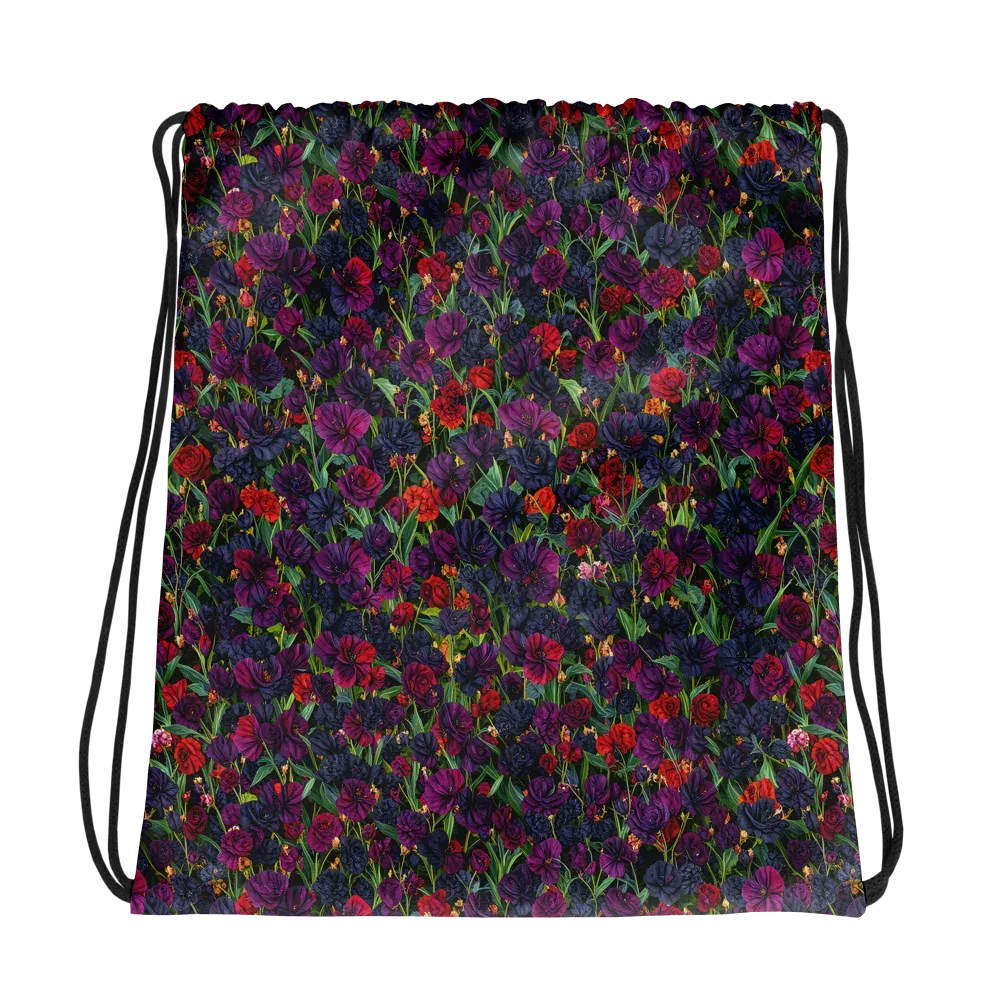 Velvet Nocturne on Drawstring Bag — Mockup