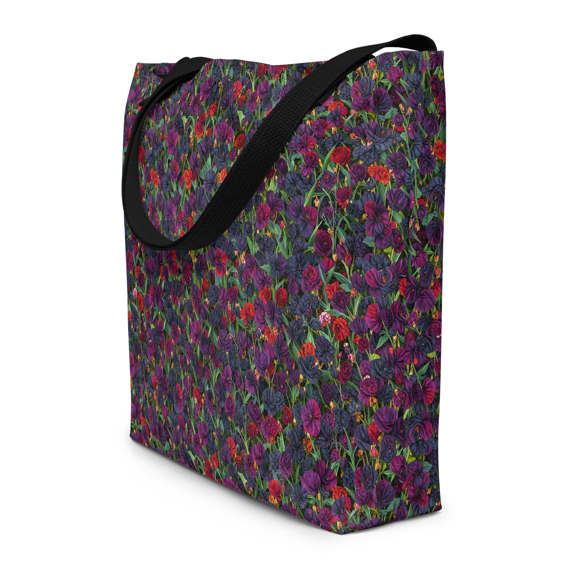 Velvet Nocturne on Large Tote Bag W/ Pocket — Print file