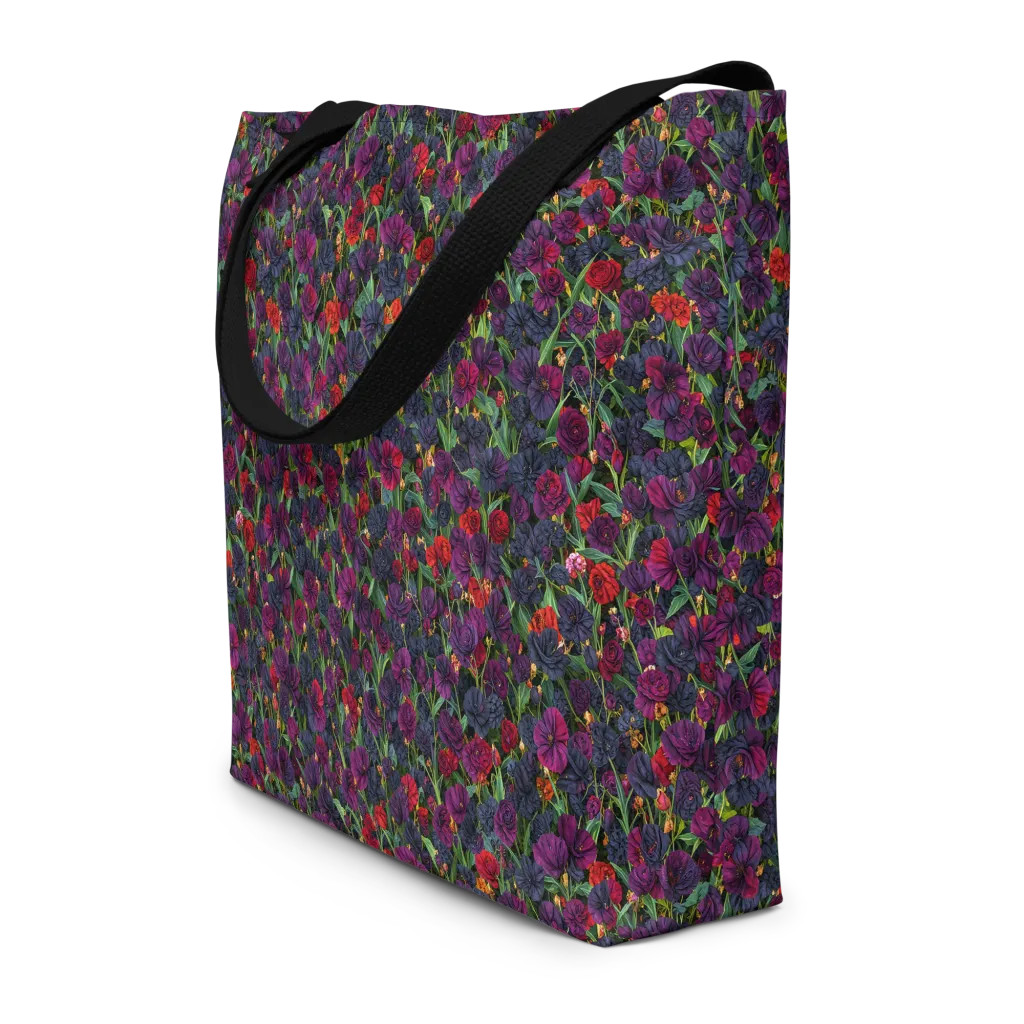 Velvet Nocturne on Large Tote Bag W/ Pocket — Print file