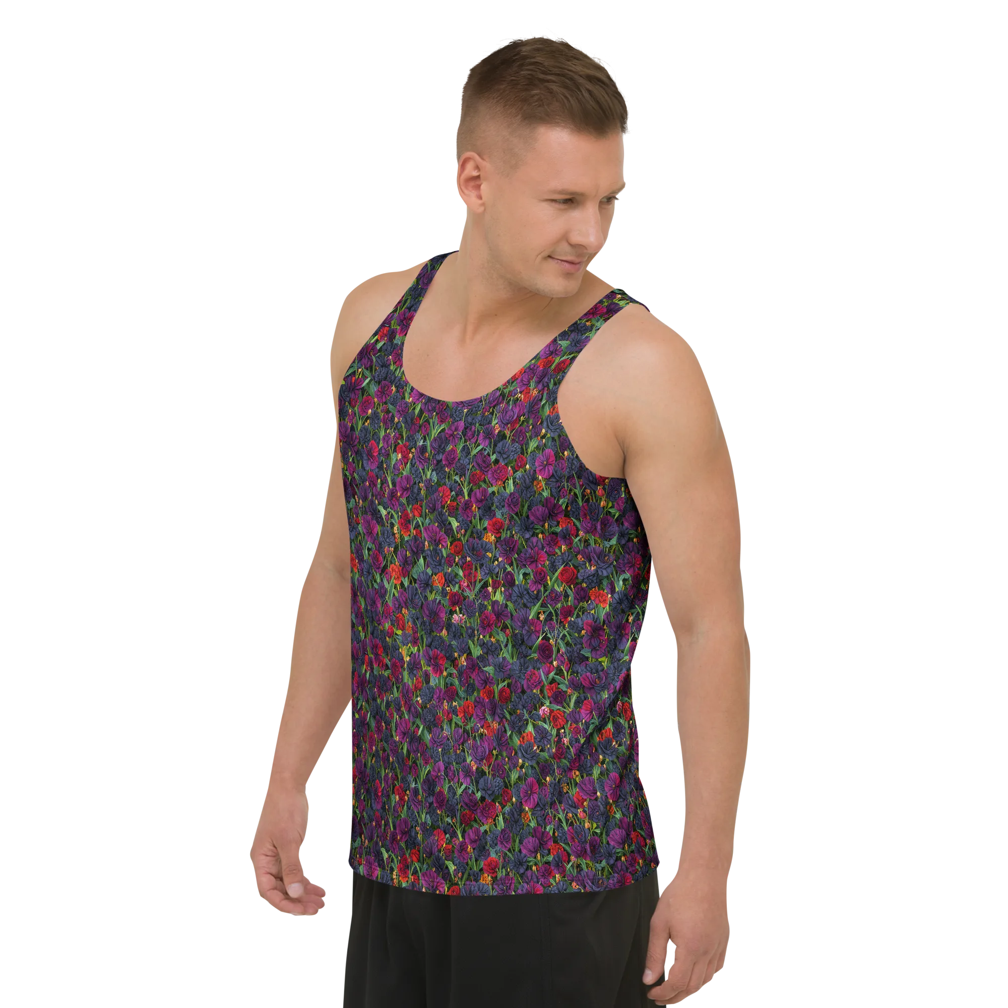 Velvet Nocturne on Men's Tank Top — Front print