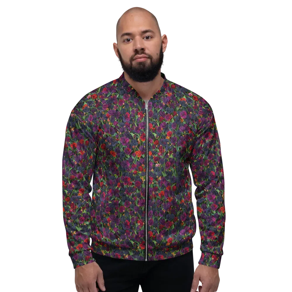 Velvet Nocturne on Bomber Jacket — Front