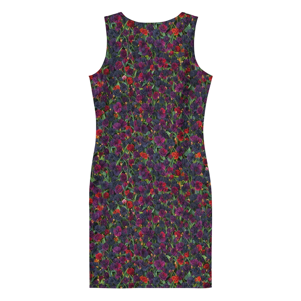 Velvet Nocturne on Bodycon Dress — Print file