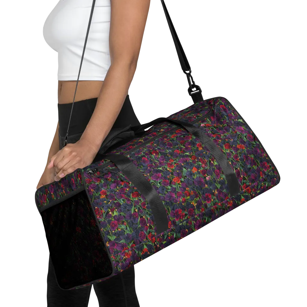 Velvet Nocturne on Duffle Bag — Front