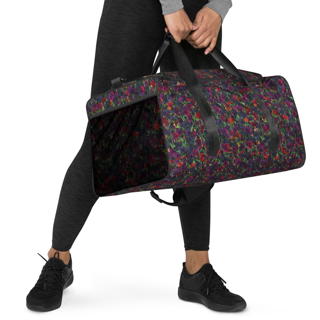 Velvet Nocturne on Duffle Bag — Right Front