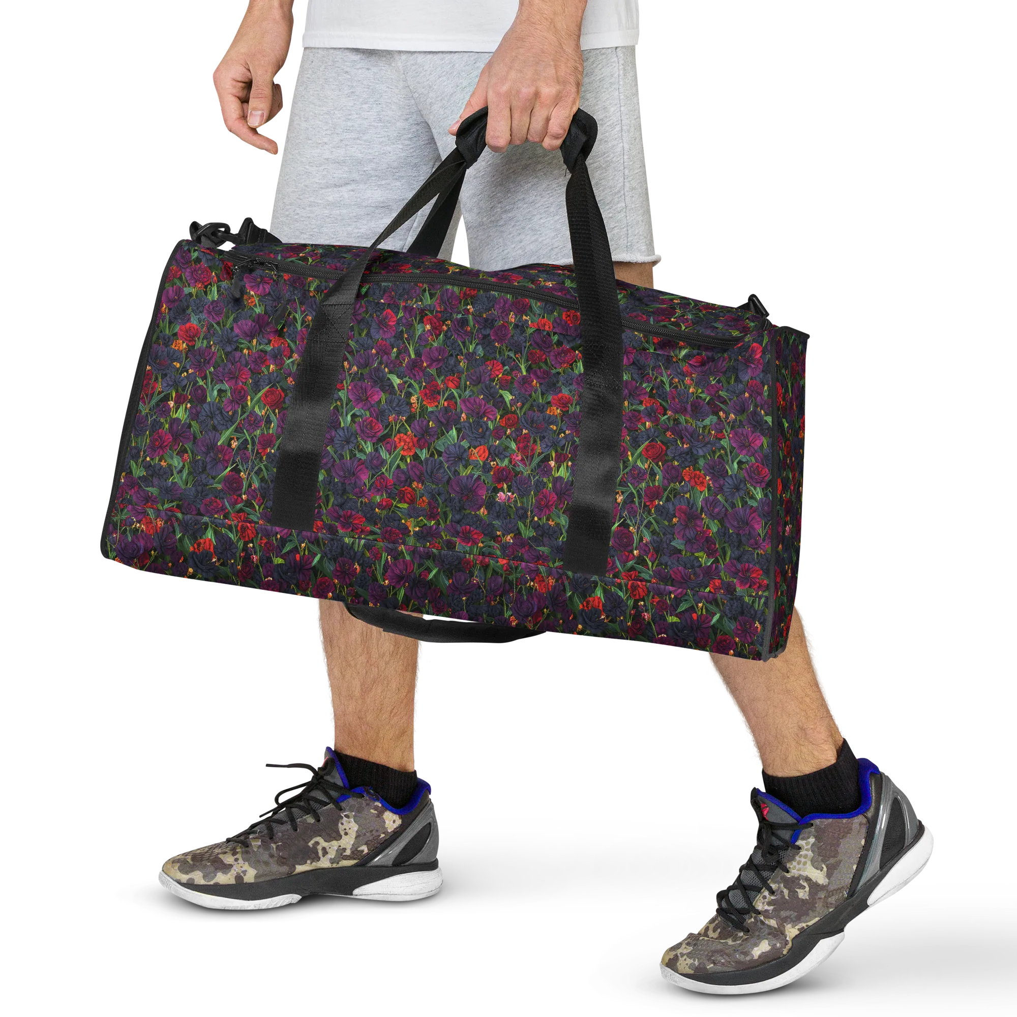 Velvet Nocturne on Duffle Bag — Front print
