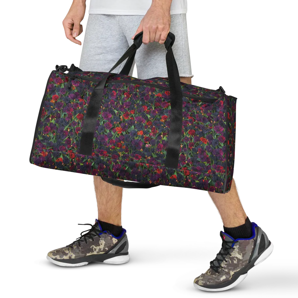 Velvet Nocturne on Duffle Bag — Front print