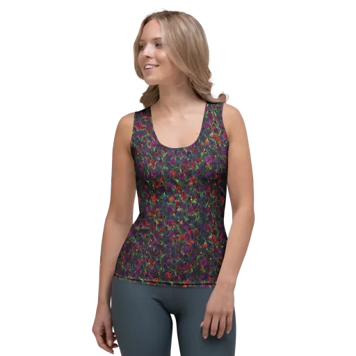 Velvet Nocturne on a Women's Tank Top