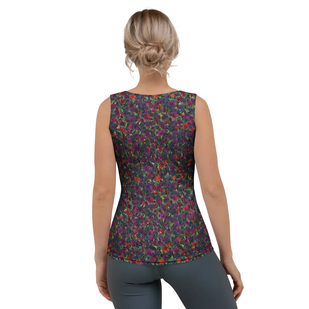 Velvet Nocturne on Women's Tank Top — Back