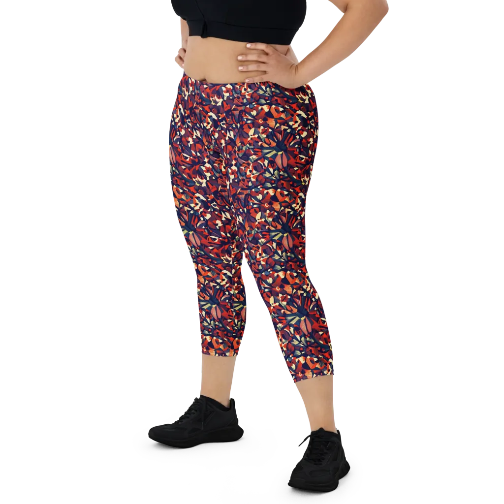 Ember Garden on Capri Leggings — Print file