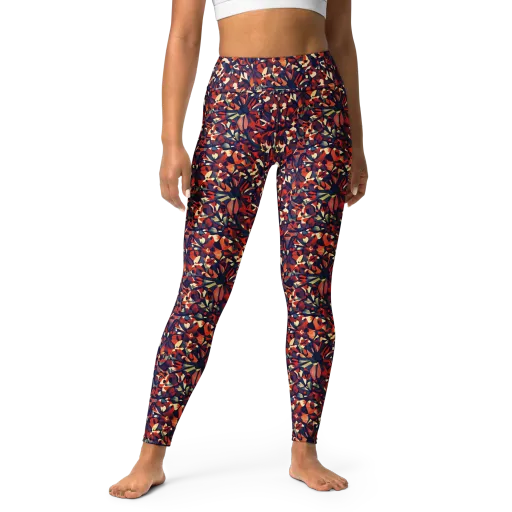 Ember Garden on a Yoga Leggings