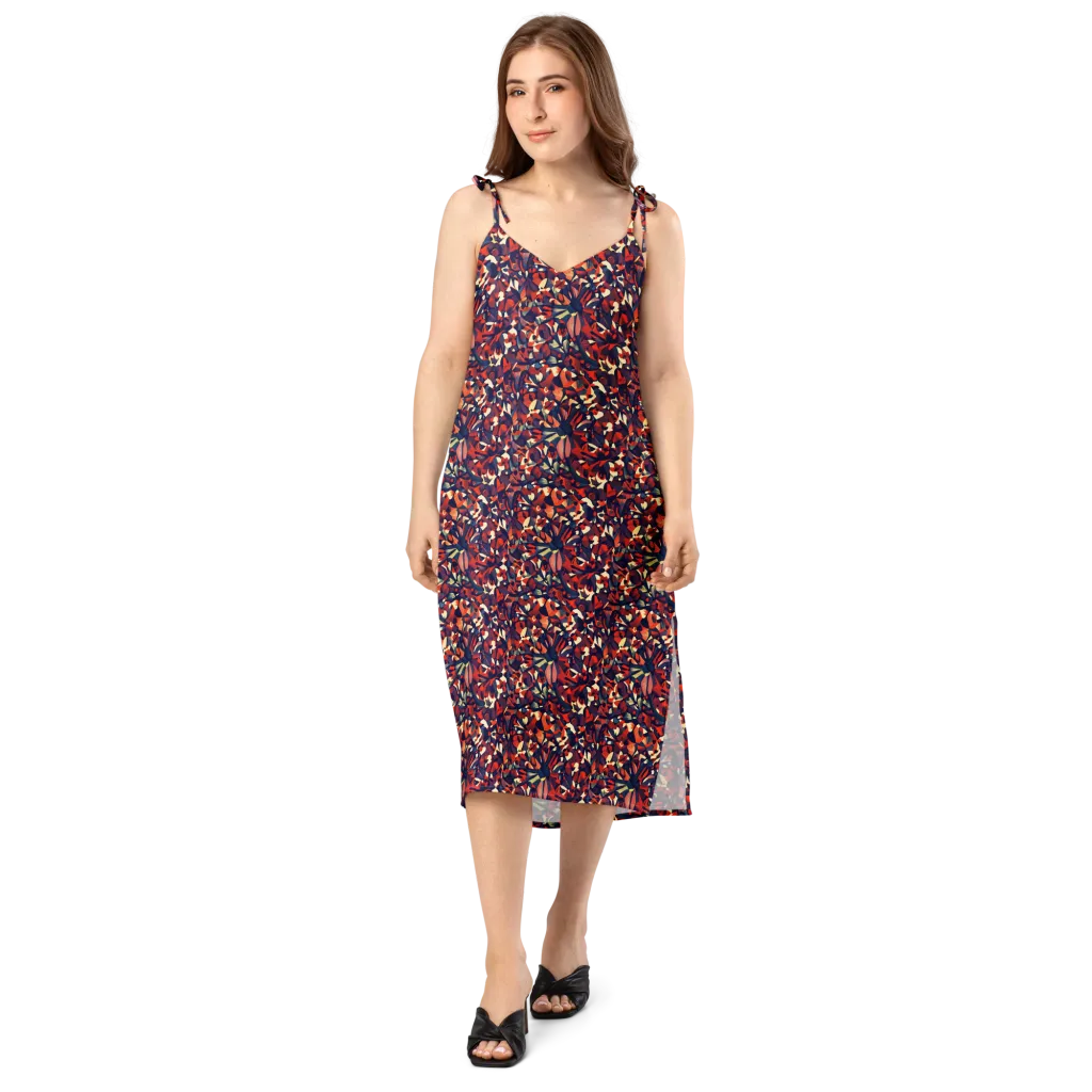 Ember Garden on Slip Dress — Front