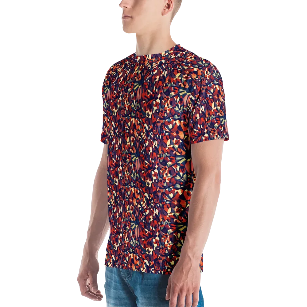 Ember Garden on Men's Crew Neck T-Shirt — Left