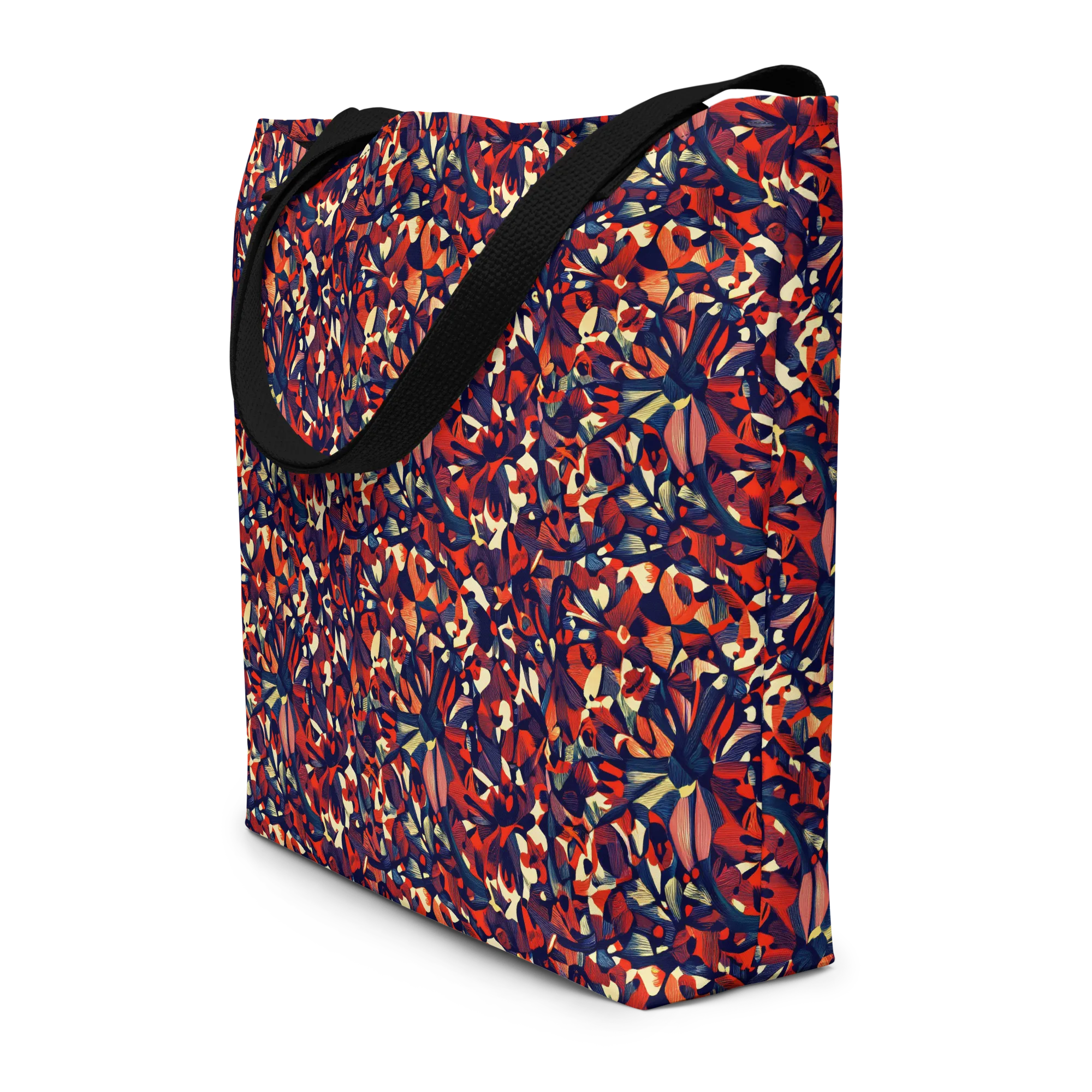 Ember Garden on Large Tote Bag W/ Pocket — Print file