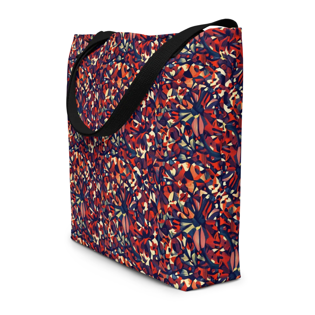Ember Garden on Large Tote Bag W/ Pocket — Print file