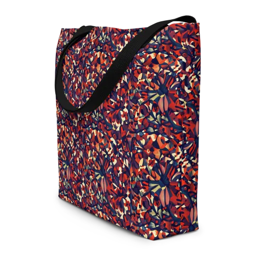 Ember Garden on a Large Tote Bag W/ Pocket
